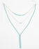 Image #3 - Lainey Wilson Women's 3 Row Stone Necklace, Turquoise, hi-res