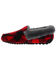 Lamo Women's Aussie Slipper - Moc Toe, Red, hi-res