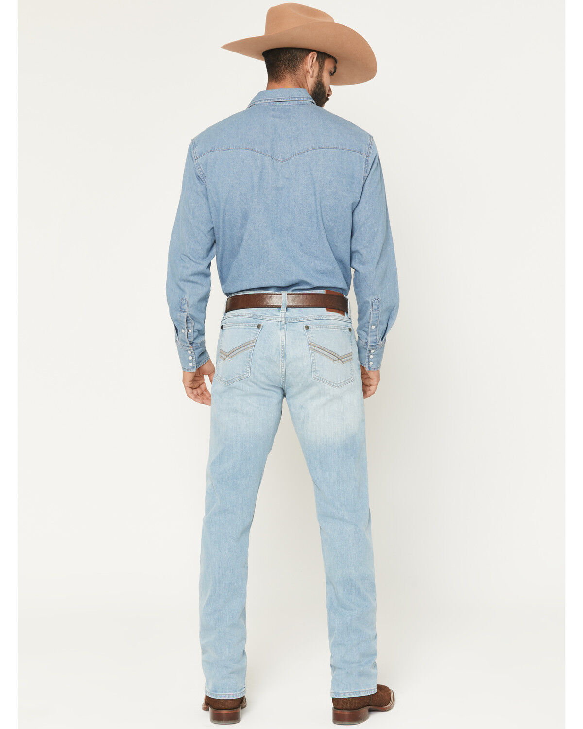 Product Name:  Wrangler Retro Men's 42MWx 20X Light Wash Bootcut Stretch Denim Jeans
