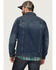 Image #4 - Moonshine Spirit Men's Dark Wash Button-Front Unlined Denim Trucker Jacket, Dark Wash, hi-res