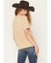 Image #4 - Idyllwind Women's Outlaws Never Die Short Sleeve Graphic Tee, Khaki, hi-res