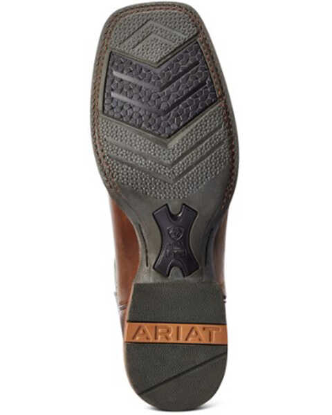 Image #5 - Ariat Men's Ridin' High Western Performance Boots - Broad Square Toe, Brown, hi-res
