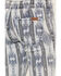 Rock & Roll Denim Girls' Southwestern Stripe Print Flare Jeans, Light Wash, hi-res