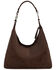 Image #3 - Wrangler Women's Floral Tooled Hobo Bag with Pouch, Coffee, hi-res