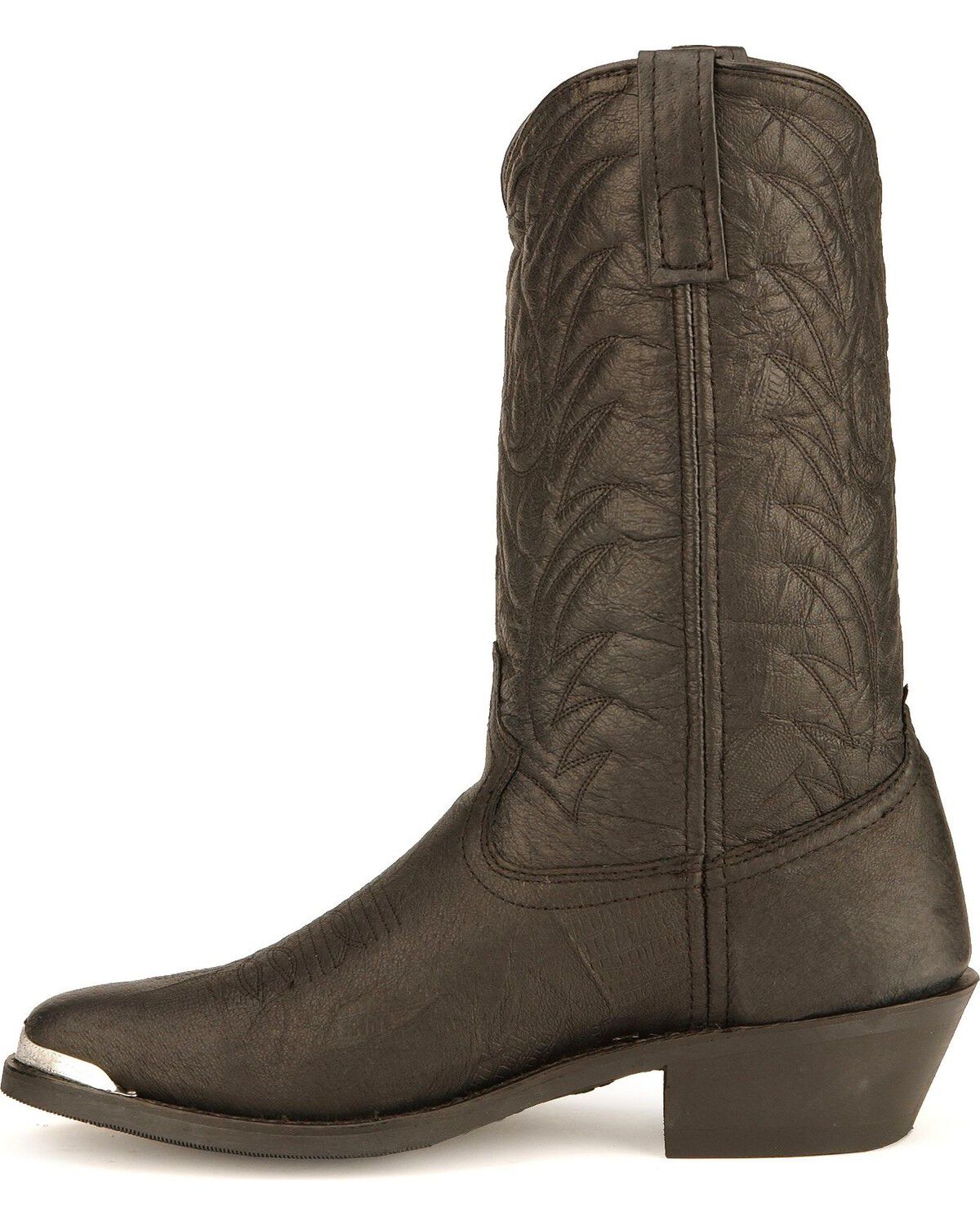 Image #4 - Laredo Men's East Bound Western Boots, Black, hi-res