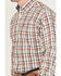 Image #3 - Cinch Men's Plaid Print Long Sleeve Button-Down Western Shirt, Cream, hi-res