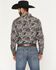 Image #4 - Cody James Men's Colorado Ridge Paisley Print Long Sleeve Snap Western Shirt - Tall, Brown, hi-res