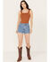 Image #1 - Rolla's Women's Medium Wash High Rise Denim Shorts, , hi-res