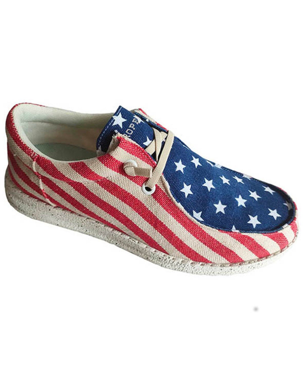 Roper Women's Hang Loose Slip-On Causal Shoes - Moc Toe, Red, hi-res