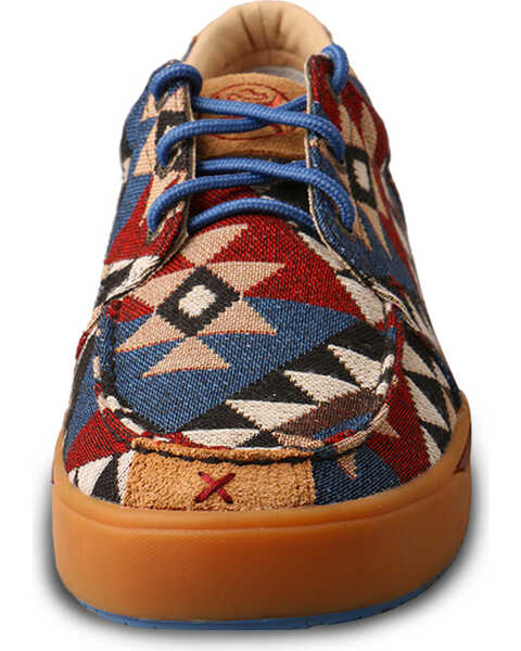 Image #4 - HOOey Lopers by Twisted X Men's Graphic Pattern Canvas Casual Shoes, Multi, hi-res