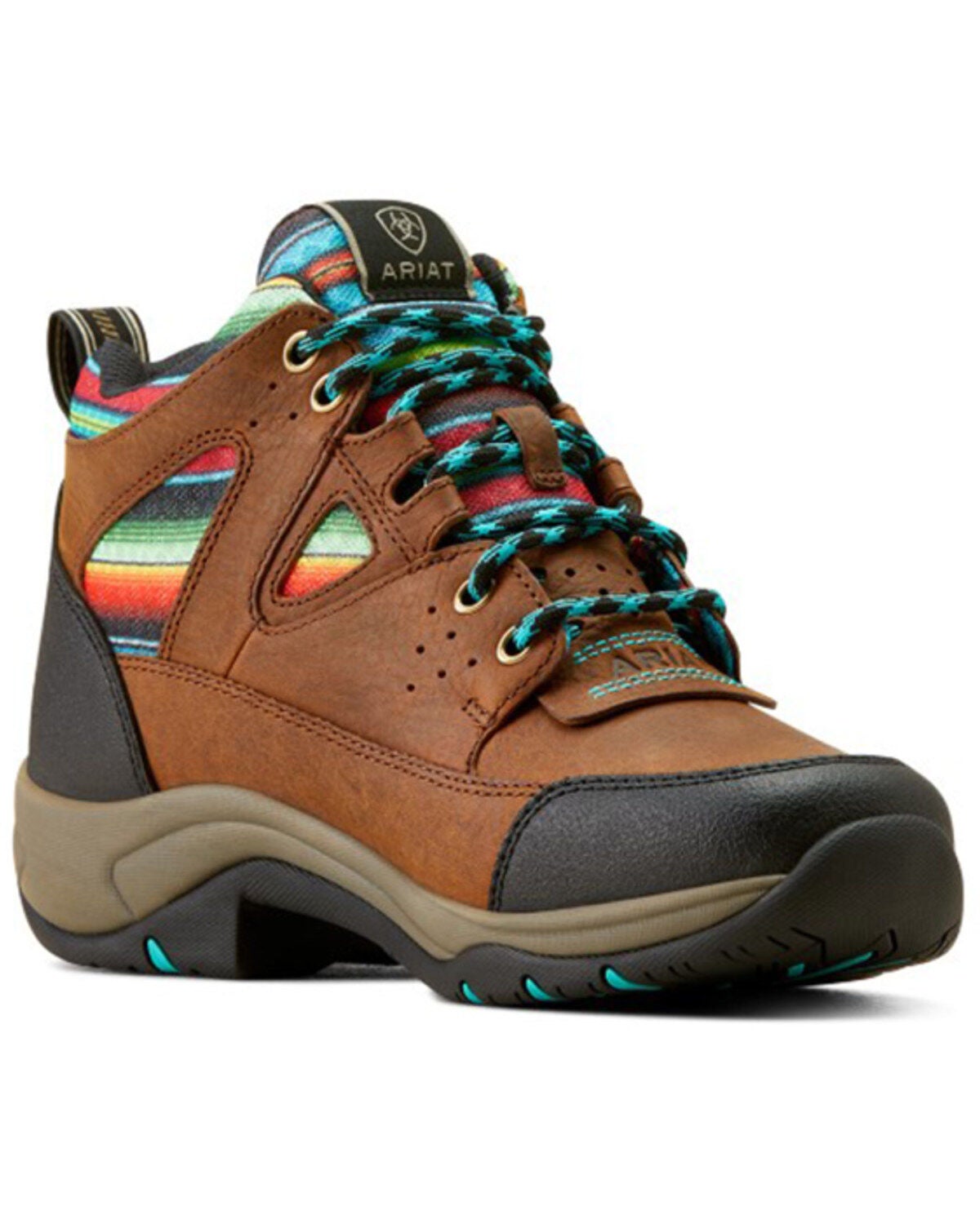 Ariat Women's Terrain VentTEK 360 Work Boots - Round Toe, Brown, hi-res