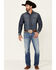 Cody James Core Men's Great Plains Dark Rigid Slim Straight Jeans , Blue, hi-res