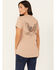 Image #1 - Ariat Women's Rebar Cotton Strong Short Sleeve Work Tee, Taupe, hi-res