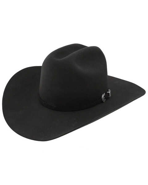 Resistol Challenger Fur Felt Hat, Black