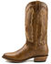 Image #3 - El Dorado Men's Embroidered Design Western Boots - Round Toe, Chocolate, hi-res