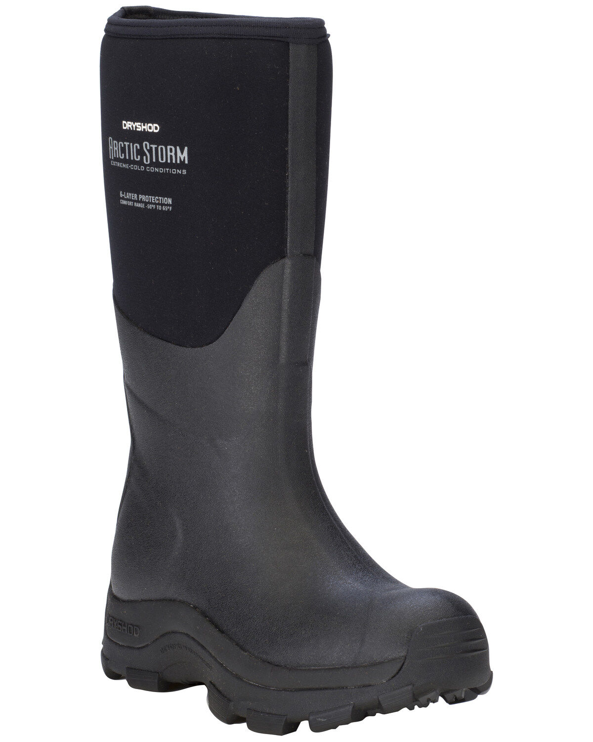 Image #1 - Dryshod Women's Arctic Storm Winter Work Boots, Black, hi-res