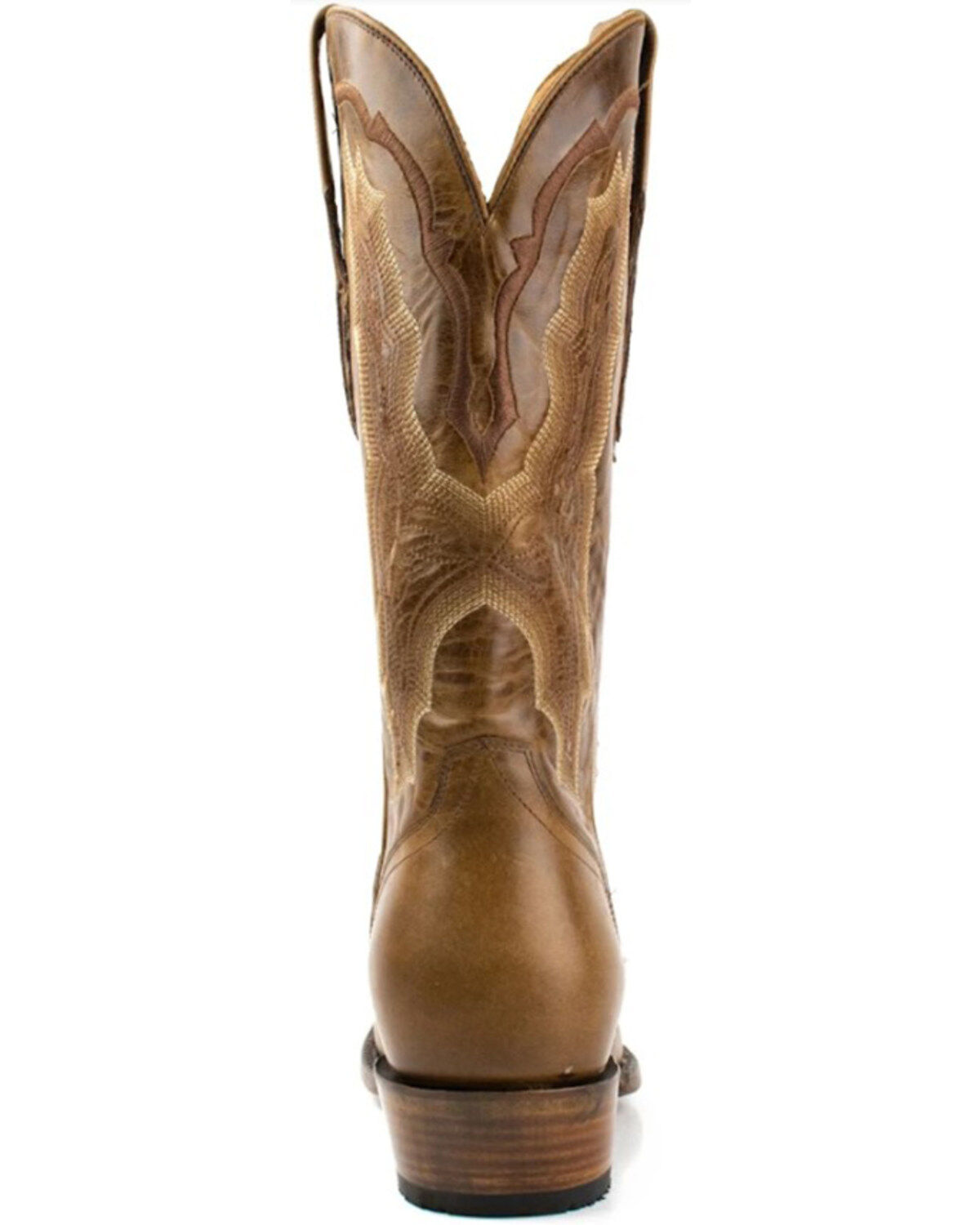 Image #5 - El Dorado Men's Embroidered Design Western Boots - Round Toe, Chocolate, hi-res