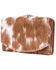 Myra Bag Women's Innovation Hair-On Wallet, Brown, hi-res