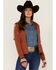 RANK 45 Women's Quilted Zip-Front Jacket , Rust Copper, hi-res