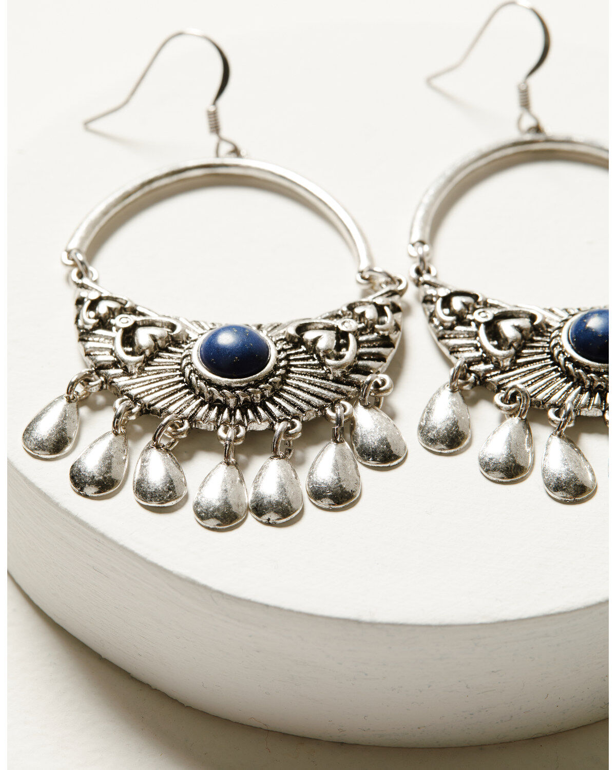 Image #2 - Shyanne Women's Monument Valley Silver Charm Earrings, Silver, hi-res