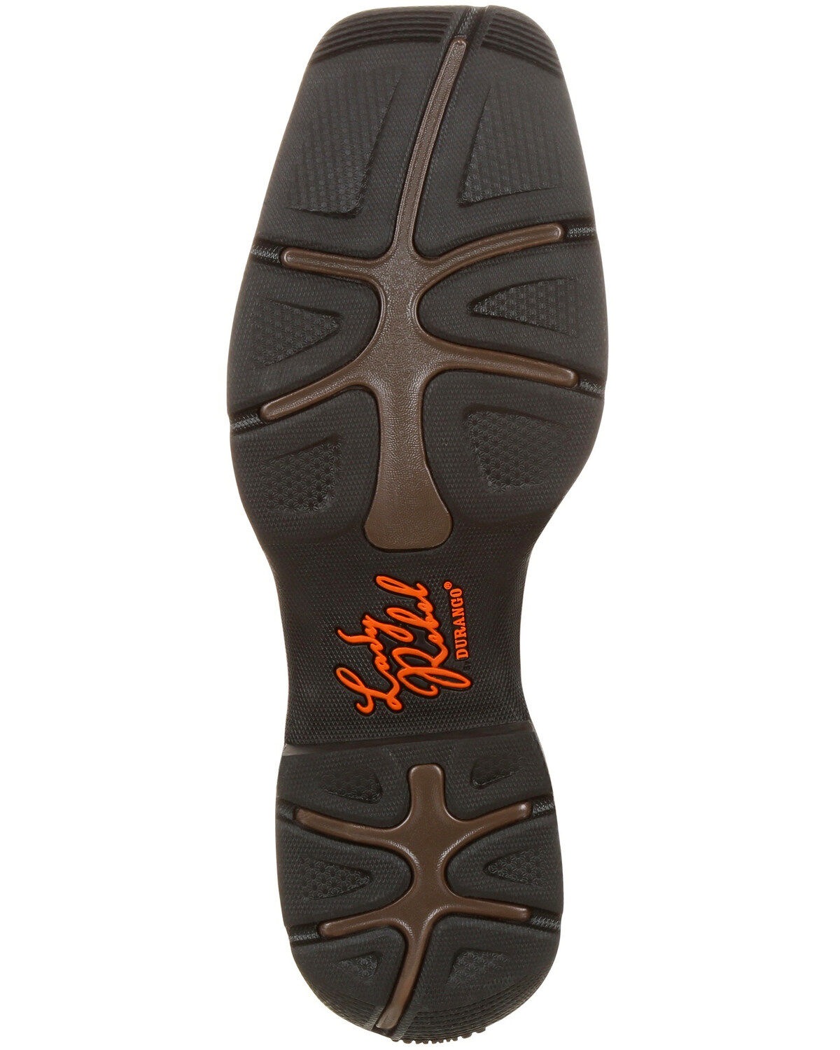 Image #7 - Durango Women's Rebel Waterproof Western Work Boots - Composite Toe, Brown, hi-res