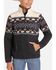 Image #1 - Powder River Outfitters Boys' Southwestern Print Berber 1/4 Zip-Up Pullover, Blue, hi-res