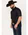 Cinch Men's ARENAFLEX Short Sleeve Polo, Black, hi-res