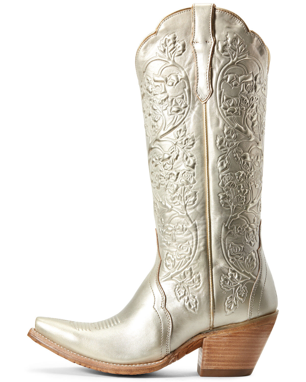 Image #2 - Ariat Women's Platinum Gold Western Boots - Snip Toe, , hi-res