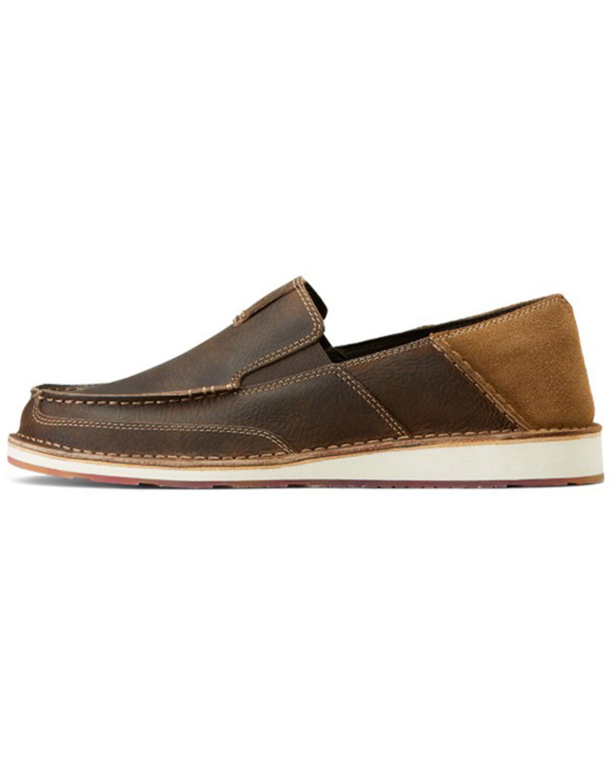 Image #2 - Ariat Men's Cruiser Casual Shoes - Moc Toe, Brown, hi-res