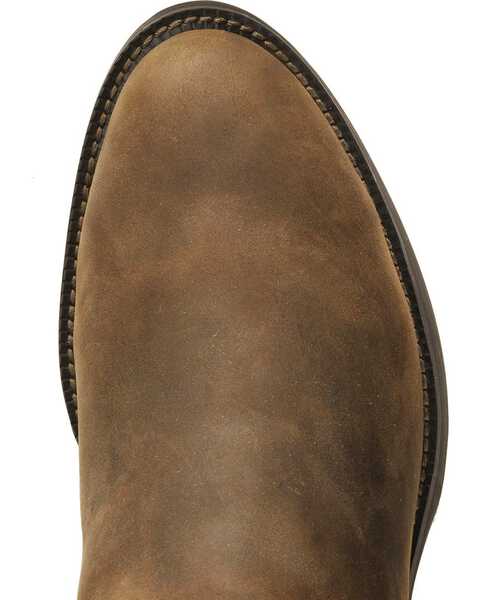 Justin Men's Stampede Roper Western Boots, Bay Apache, hi-res