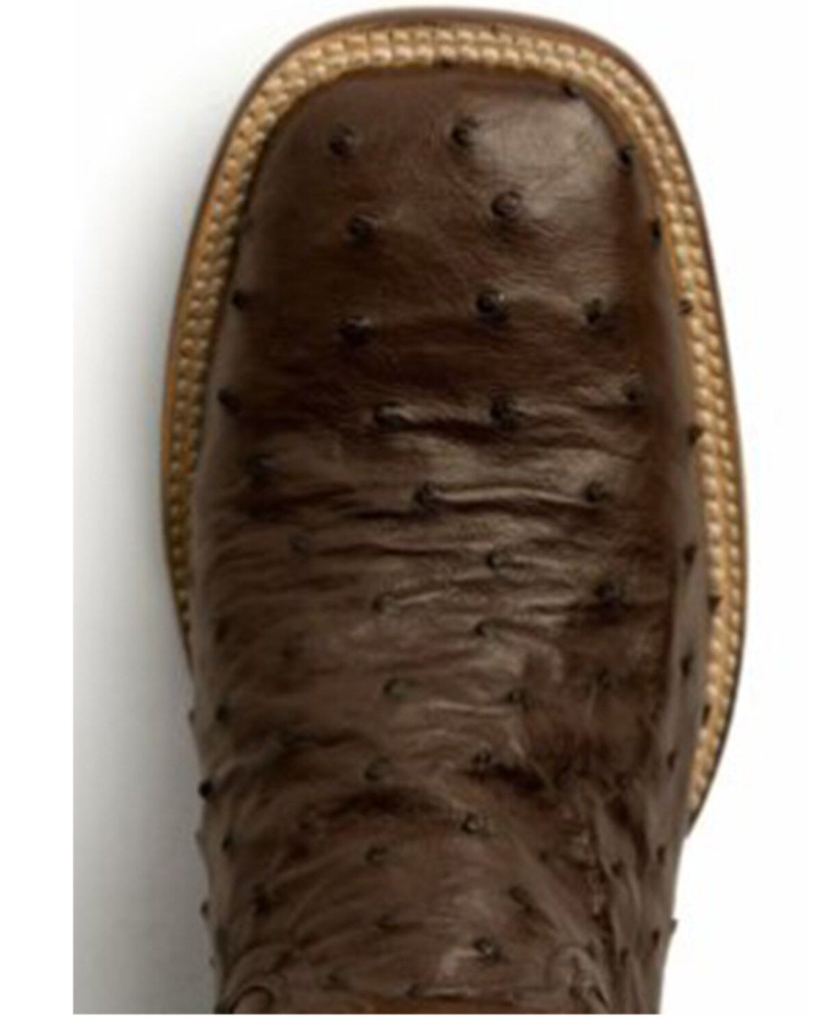 Image #10 - Ferrini Men's Full Quill Ostrich Exotic Western Boots, Chocolate, hi-res