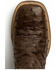 Image #10 - Ferrini Men's Full Quill Ostrich Exotic Western Boots, Chocolate, hi-res
