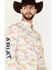 Image #3 - Ariat Men's Team Charlie Floral Print Logo Long Sleeve Button-Down Western Shirt - Tall, Natural, hi-res
