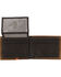 Hooey Men's Signature Leather Bi-Fold Wallet, Brown, hi-res