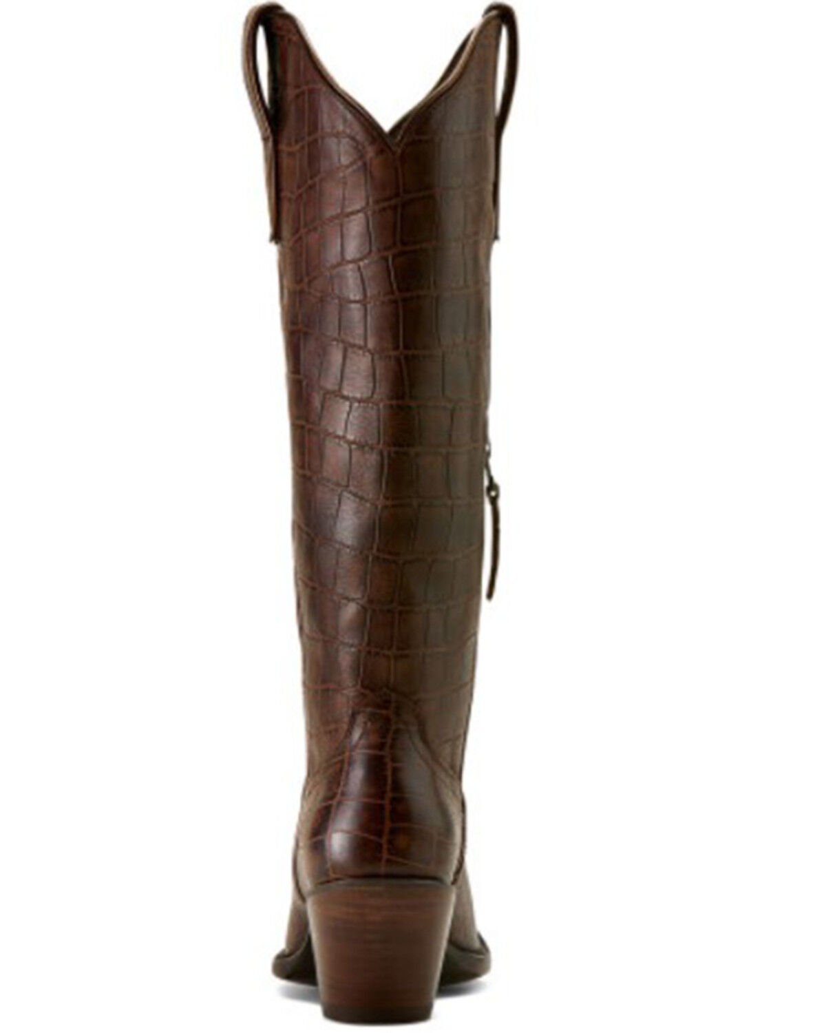 Image #4 - Ariat Women's Casanova Crocodile Print Western Boots - Snip Toe, Brown, hi-res