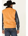 Image #4 - Cinch Men's Gold Sherpa-Lined Corduroy Zip-Front Vest , Brown, hi-res