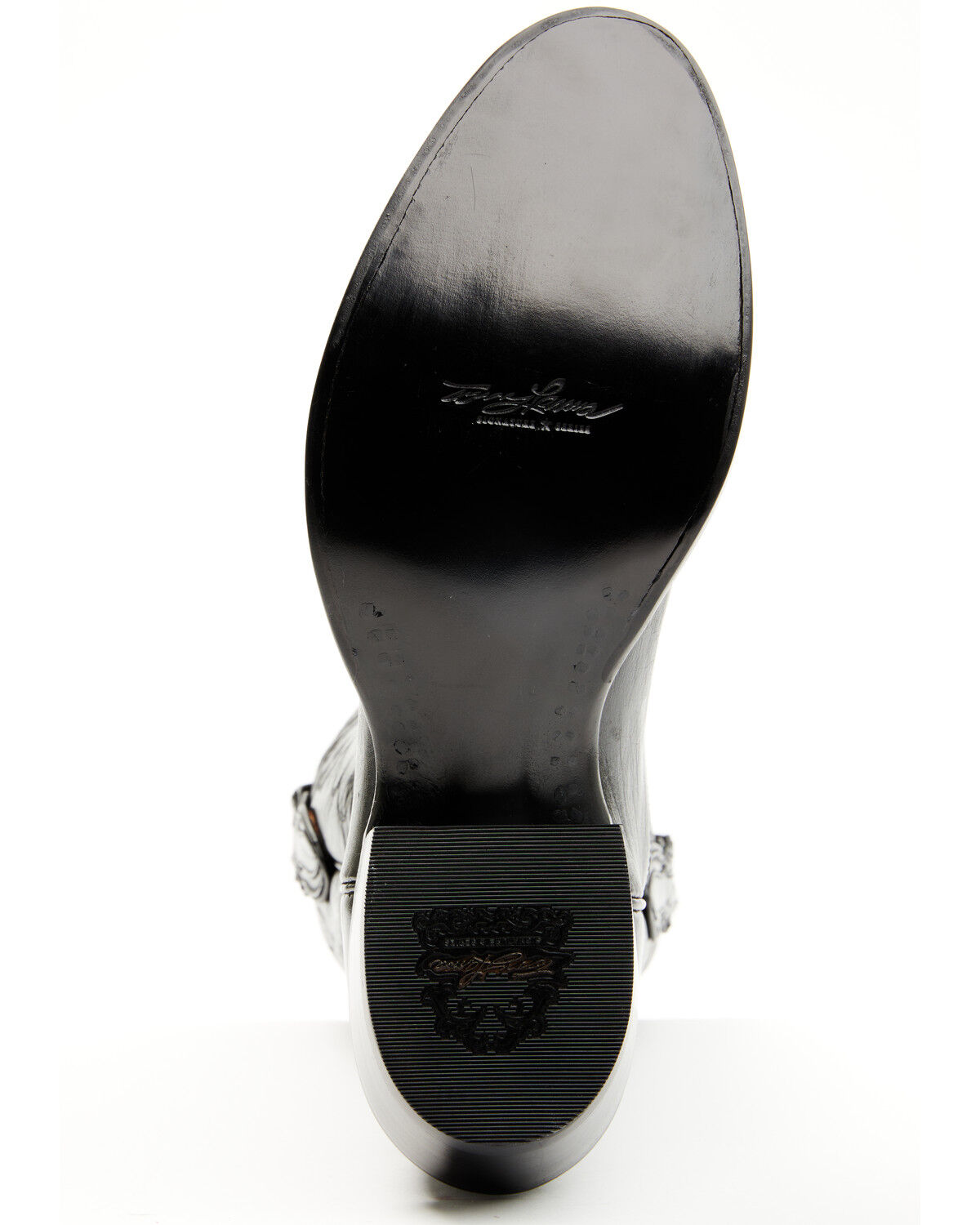 Image #7 - Tony Lama Men's Midnight Western Boots - Round Toe, Black, hi-res