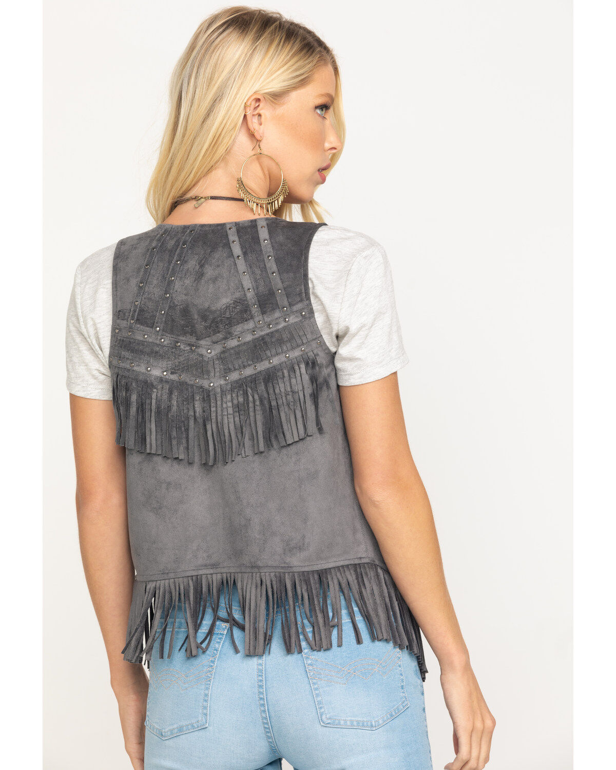 Image #2 - Idyllwind Women's Fringe N Faux Suede Vest, , hi-res