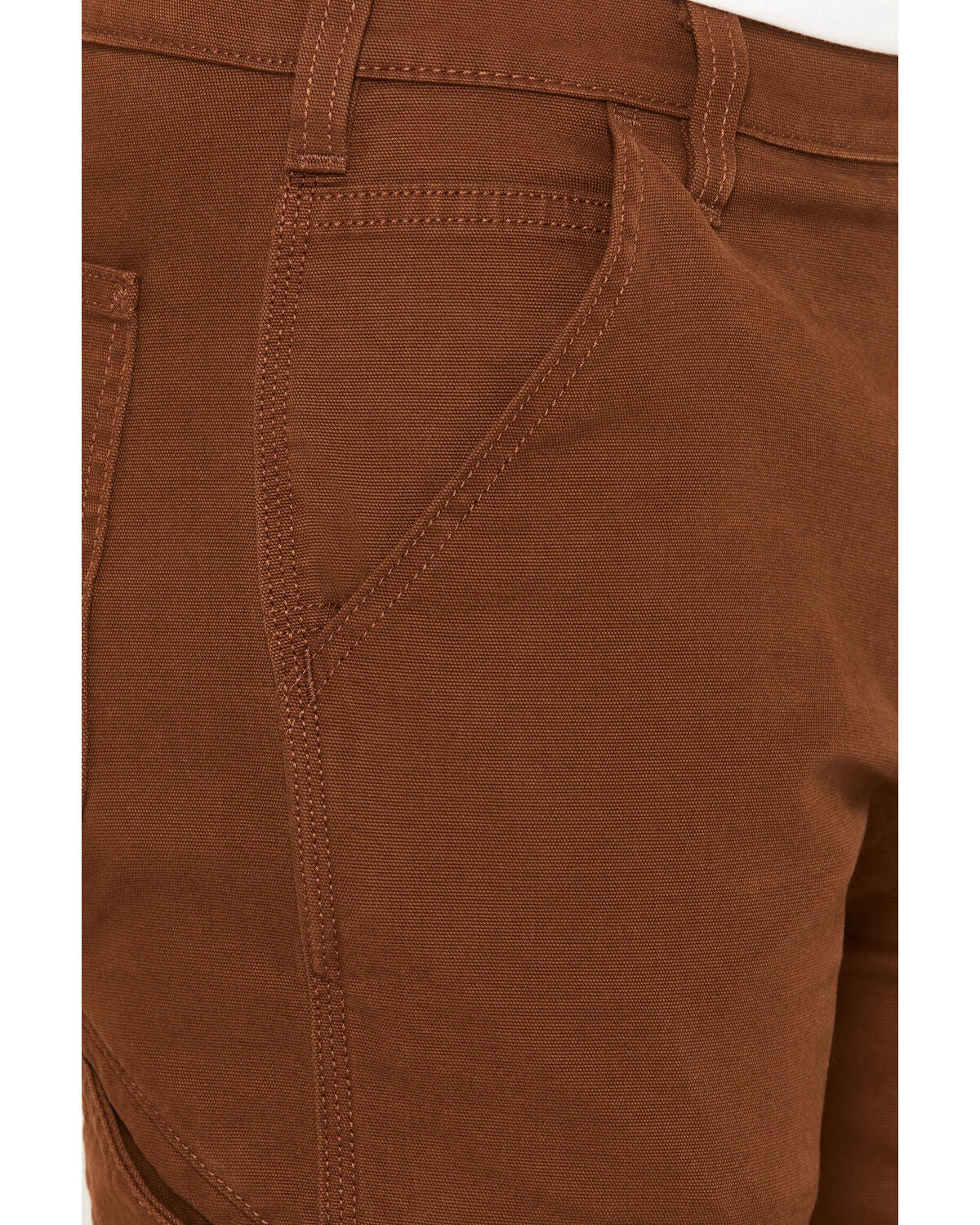 Image #2 - Carhartt Men's Rugged Flex&reg; Relaxed Straight Rigby Dungaree Canvas Work Pants, Rust Copper, hi-res
