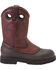Image #3 - Georgia Men's Muddog Steel Toe Comfort Core Work Boots, Brown, hi-res