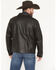 Image #4 - Cody James Men's Faux Leather Moto Jacket, Dark Brown, hi-res