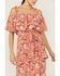 Flying Tomato Women's Maxi Floral Dress, Rust Copper, hi-res