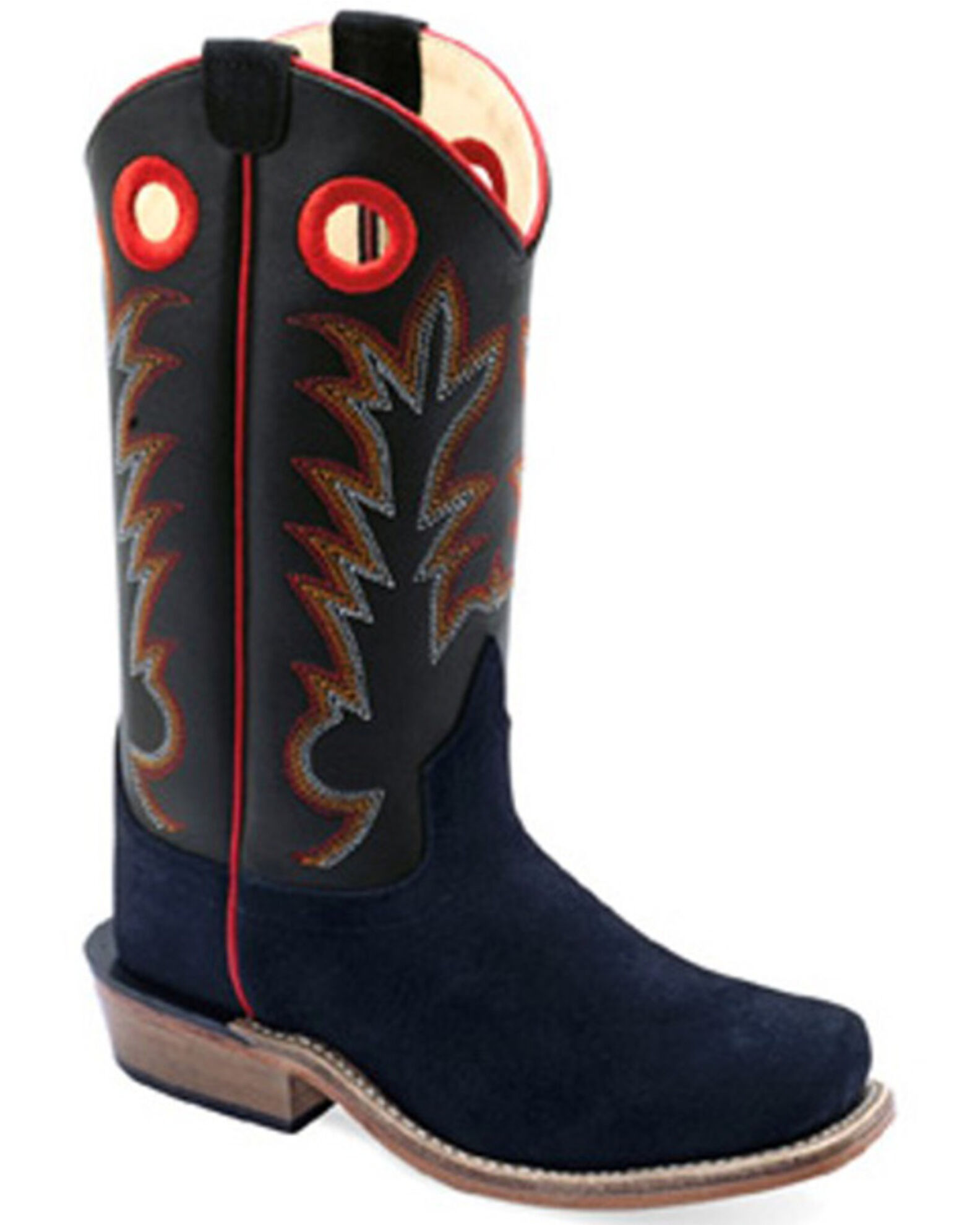 Boys black western boots online