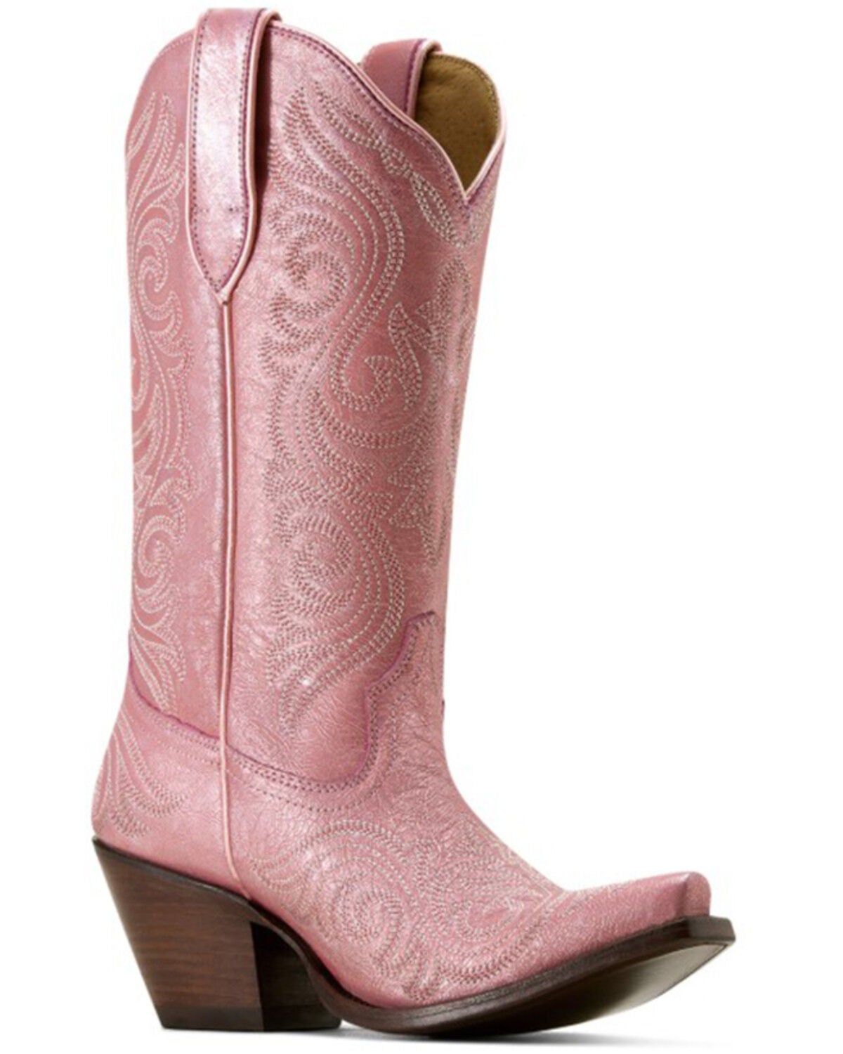 Ariat Women's Amora Western Boots - Snip Toe, Pink, hi-res
