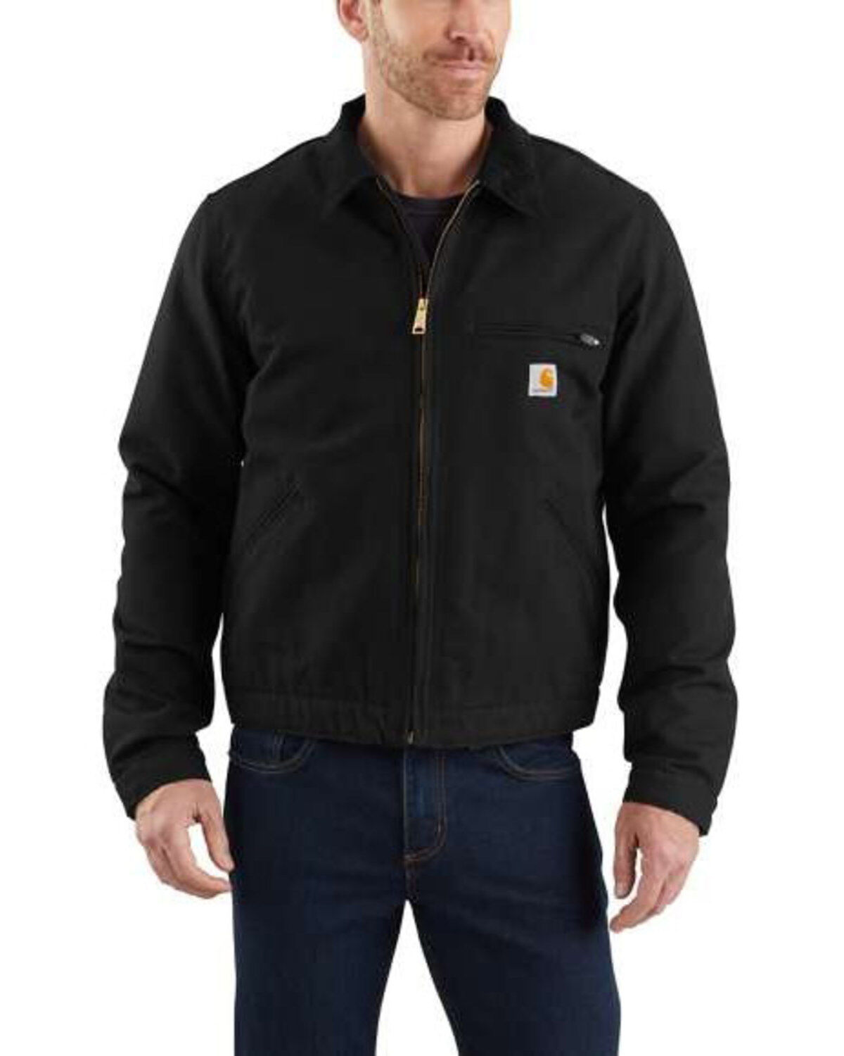 Image #1 - Carhartt Men's Duck Detroit Work Jacket, , hi-res