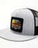 Image #2 - Boot Barn X Wrangler Men's Scenic Trucker Cap, Grey, hi-res