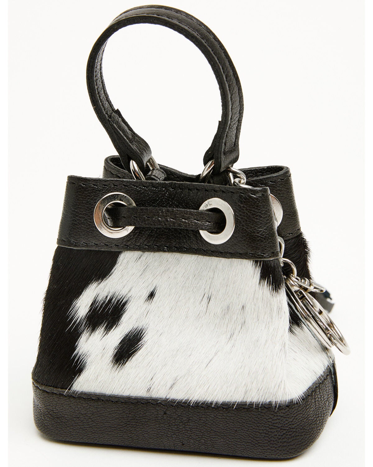 Image #4 - Shyanne Aurora Mini Hair-On Bucket Coin Purse Bag Charm, Black, hi-res