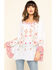 Image #1 - Johnny Was Women's White Grace Bell Sleeve Top, , hi-res