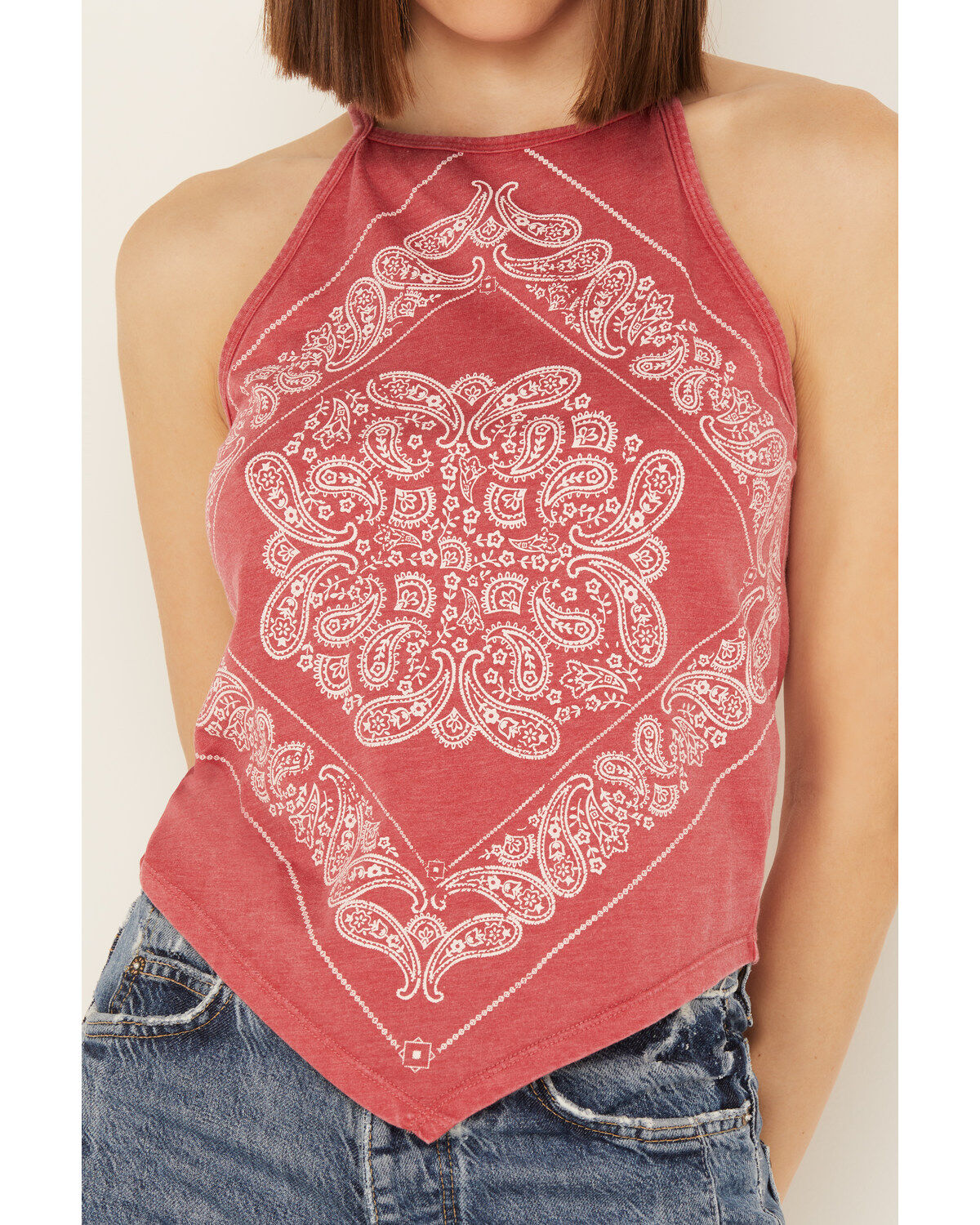 Image #3 - Rock & Roll Denim Women's Bandana Print Sleeveless Tank, , hi-res
