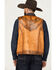 Image #4 - Kobler Leather Men's Eagle Leather Vest, Beige, hi-res